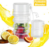 Aifeel Portable Blender,Professional Foldable Blender for Outdoor Sports Travel,12.5oz Personal Size Blender for Shakes and Smoothies,Mini Juicer Cup with 2000mA USB Rechargeable Battery, BPA Free